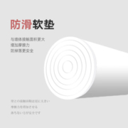 美居客 浴帘杆 免打孔日式加粗弹簧伸缩晾衣杆窗帘杆衣柜撑杆120-190CM