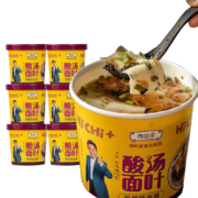 plus会员、有券上：嗨吃客酸汤面叶88g*6桶