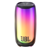 JBLPULSE5 音乐脉动五代 便携式蓝牙音箱 全面屏炫彩小音箱 低音炮 桌面音响 防水防尘 黑色