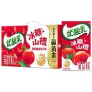 plus会员、需首购：伊利 优酸乳冰糖山楂味 250ml*24盒/箱乳饮料 礼盒装