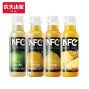 农夫山泉 果汁NFC冷藏饮料100%鲜榨果汁低温多口味选择300ml 6瓶橙汁