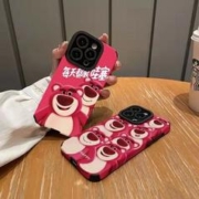 other其他 适用草莓熊苹果13手机壳