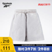 Reebok 锐步 官方女子SHORTS经典复古基础简约宽松梭织运动休闲短裤