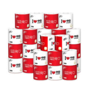 Breeze 清风 卷纸 幸运草110克27卷 4层加厚 卫生纸卷筒纸 纸巾卷纸 整箱