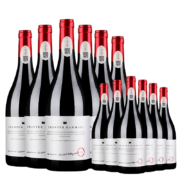 轩唐 智利进口 14.5度红酒卡曼尼干红葡萄酒 礼盒装  750ml*6支*2件（含买一送一）