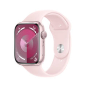 百亿补贴：Apple 苹果 Watch Series 9 智能手表 GPS款 45mm 粉色表带 S/M