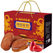 DXC 稻香村 糕点礼盒蛋糕送老人软点心蜂蜜枣糕1200g年货礼盒早餐零食大礼包