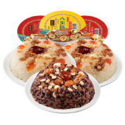 京东百亿补贴:五芳斋 年货八宝饭 白糯2盒+紫糯1盒（店长推荐）