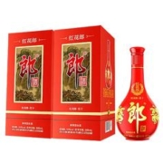 LANGJIU 郎酒 酱香型 超市高度白酒 53度 500mL 2瓶 红花郎(10)第四代