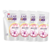 CLEAR 清扬 洗发露 净爽去屑樱花持久留香 200g*4袋(新老包装随机发货)