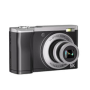 SONGDIAN 松典 数码相机光学变焦高清照相机前后双摄 DC305X 黑色 128GB 内存