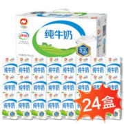 yili 伊利 纯牛奶整箱 250ml*24盒 优质乳蛋白 整箱装 年货送礼