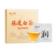 限移动端、京东百亿补贴：陈一凡 陈皮白茶2015年福鼎白茶老寿眉茶叶盒装便携饼紧压茶10片装