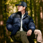 Pioneer Camp 拓路者 冬季立领90绒羽绒服男女款短款保暖加厚面包服潮款宽松外套