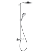 汉斯格雅（Hansgrohe） 双飞雨恒温淋浴花洒300mm超大顶喷多功能浴缸龙头花洒 26164双飞雨三出水 300大顶喷