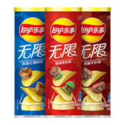 88VIP会员：Lay's 乐事 薯片无肉不欢烤肉/红烧肉/牛扒104g×3罐