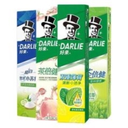 DARLIE 好来 牙膏 双重薄荷初萃茶白桃味 超白小苏打清新口味家庭装590g 混合口味装