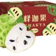 京东百亿补贴:三萌果蔬 广西释迦果礼盒 3斤精选中果