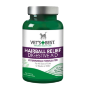 Vet's Best美国绿十字猫草片 化毛膏猫咪化毛球片宠物吐毛球幼猫肠胃调理 60片/瓶