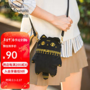 大英博物馆 盖亚·安德森猫女包毛绒手机包单肩斜挎包新年