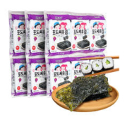 88VIP会员：ZEK 葡萄籽海苔4g*18包紫菜包饭即食儿童进口韩国休闲即食小食零食