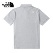 The North Face 北面POLO衫男短袖春季款户外徒步宽松运动职场通勤休闲透气棉T恤 DYX/棉质/灰色 XL/180