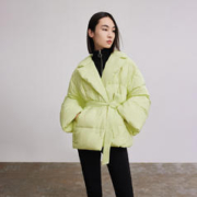 LILY 丽丽 商务时尚 短款西装式羽绒服