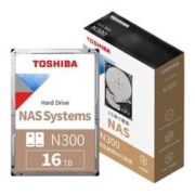3.8焕新：TOSHIBA 东芝 N300系列 3.5英寸 NAS硬盘 16TB（CMR、7200rpm、512MB）HDWG31G
