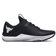 安德玛（UNDERARMOUR）Project Rock强森男女情侣运动训练鞋3025081 黑色001 42.5
