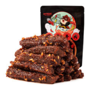 88VIP会员：三只松鼠 牛肉干蜀香牛肉麻辣味100g*1袋零食解馋熟食特产小吃