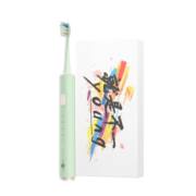 博皓（prooral）电动牙刷成人洗牙器便携 全自动声波牙刷 软毛柔和牙刷头 学生情侣礼物 T32 静谧绿