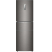 20点！Haier 海尔 BCD-253WDPDU1 风冷三门冰箱 253L 深空灰拉丝