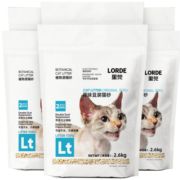 lorde里兜纯豆腐砂除尘款猫砂豆腐猫砂除味低尘可冲厕所2.6kg×6袋