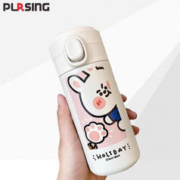 PURSING 普升 美国PURSING 普升水杯子卡通可爱透明盖女弹盖男不锈钢保温杯