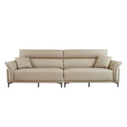 南康家具 NANKANG FURNITURE NC 南康家具 沙发 真皮沙发意式极简直排简约沙发大小户型纳帕真皮客厅家具