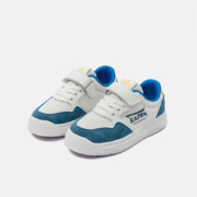 PLUS会员：Kappa Kids 卡帕 儿童运动鞋春 068米白/兰 27码内长约180mm