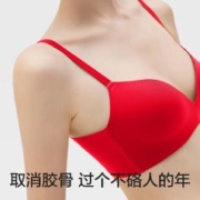 Bananain 蕉内 红色计划301P红色本命年内衣女小胸聚拢文胸无钢圈性感胸罩