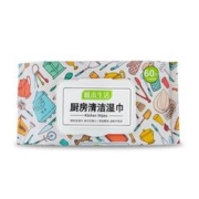 kidclean 憨贝洁 达力厨房湿巾 清洁纸巾 去油污干湿两用加厚加大吸油湿纸巾 60抽*4