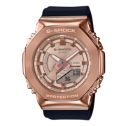 卡西欧（CASIO）手表G-SHOCK王一博同款金属八角农家橡树防水运动男表 小表盘GM-S2100PG-1A4
