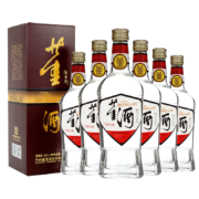 董酒 复刻系列 白标 董香型白酒 54度 500ml*6整箱装