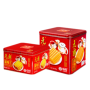 元朗（EULONG）【元朗铁罐蛋卷王】饼干礼盒核桃酥广东特产休闲零食糕点送礼 【经典】元朗蛋卷礼罐908g