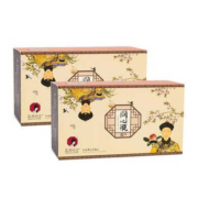 京东百亿补贴：茶颜悦色花果茶 同心瓶/方罐茶桂花&蜜桃乌龙茶包伴手礼  2盒4罐共32枚