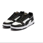 京东百亿补贴：PUMA 彪马 RBD GAME LOW 休闲板鞋 黑色-白-金色 41