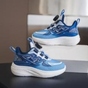 WARRIOR 回力 新品儿童旋钮款网鞋透气篮球鞋男童女童中大童鞋运动鞋跑步鞋