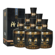 汾酒53度 金奖黑坛20 清香型高度白酒送礼白酒 53度 475mL 6盒 原箱含3礼袋