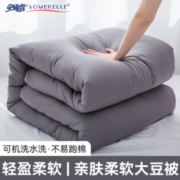 PLUS会员！SOMERELLE 安睡宝 7孔抗菌春秋款被芯 轻奢灰 150*215cm
