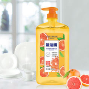 肌玉 西柚洗洁精家用实惠装家庭装大桶按压瓶式洗涤剂920ml/瓶装FN