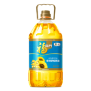 福临门 食用油 葵花籽清香食用植物调和油5L 中粮出品