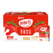 聚划算百亿补贴：MENGNIU 蒙牛 草莓味酸酸乳 250ml*24盒/箱