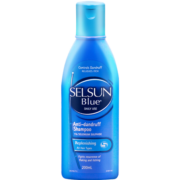 SELSUN蓝瓶1%硫化硒去屑止痒修护洗发水男女士滋养潇洒洗发露200ml